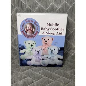 Super Happy Babies Mobile Sleep Aid Baby Soother Bluetooth Speaker - Blue Teddy